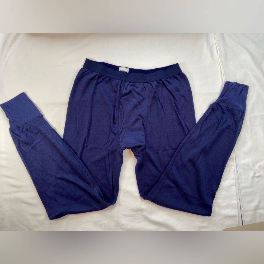 Men’s Long John Bottoms New Blue Size‎ Medium